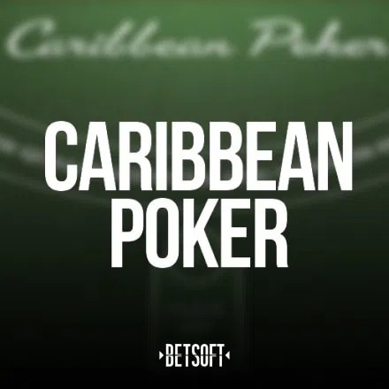 Caribbean Poker slot logo by Betsoft Gaming at Bwin Casino