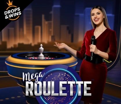 Official Live Dealer logo: Mega Roulette by Pragmatic Play at Bwin Casino