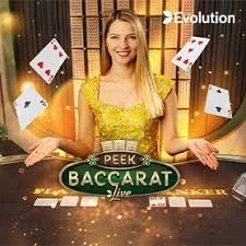 Peek Baccarat game by Evolution – logo hosted on Bwin Casino
